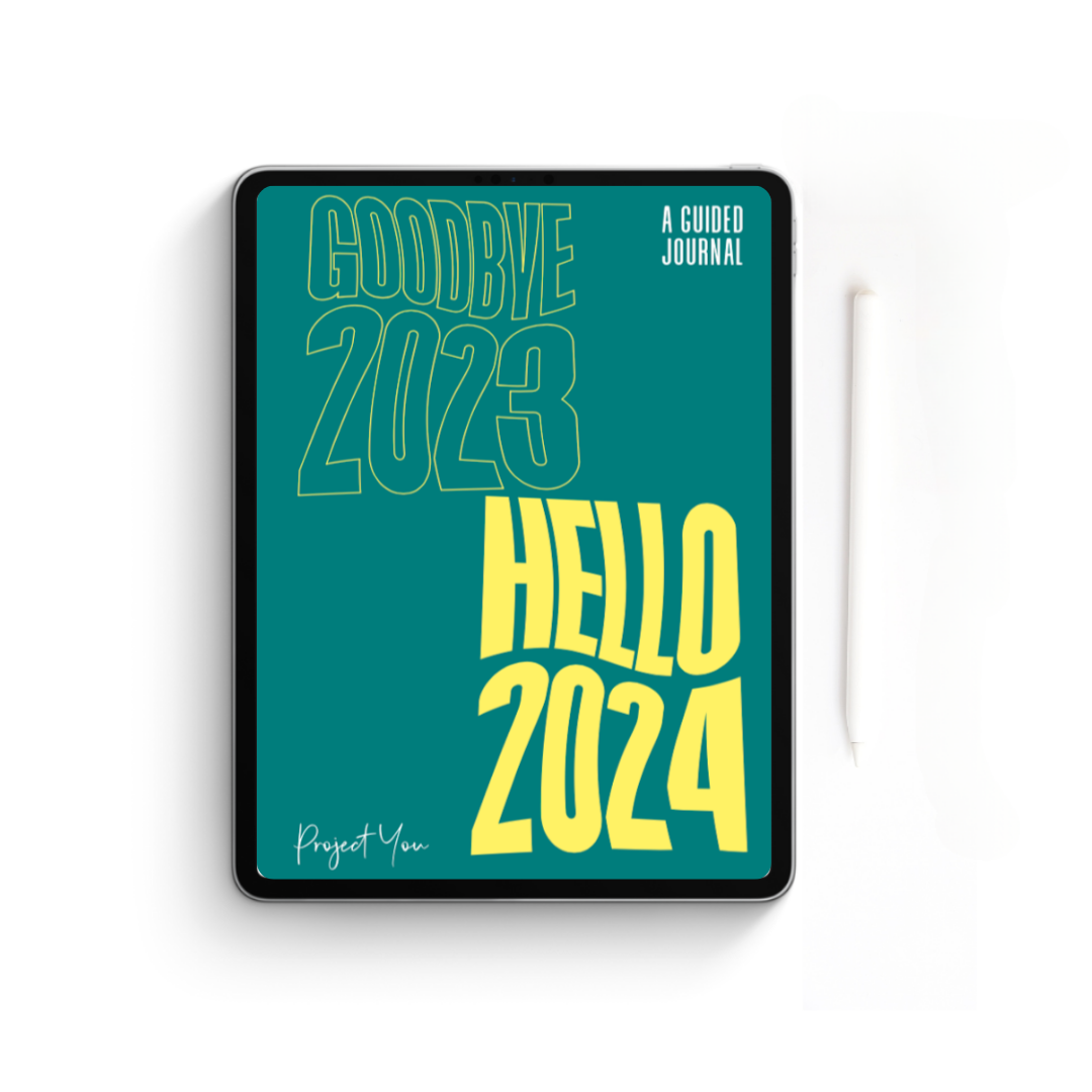 Goodbye 2023, Hello 2024 - iPad/Tablet with digital pen
