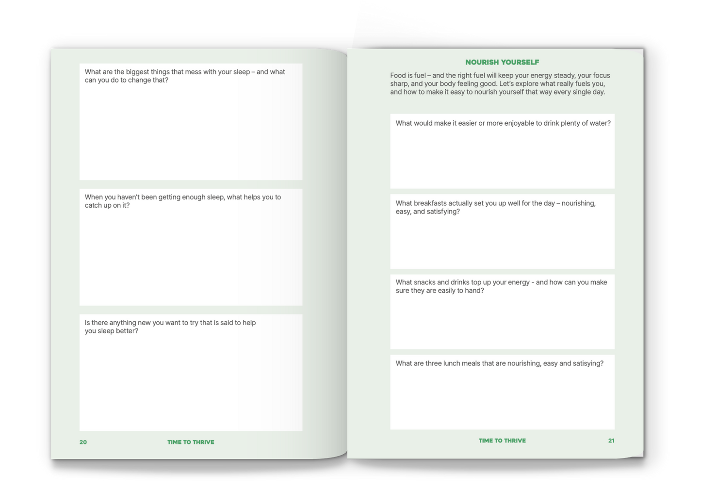 Time to Thrive - Journal + Audio Guide