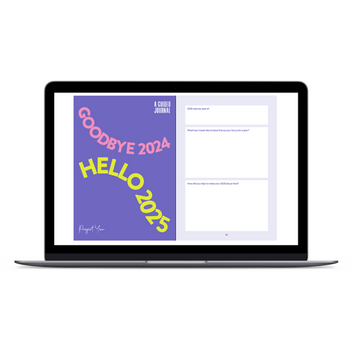Goodbye 2024, Hello 2025 - digitial fillable PDF