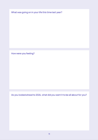 Goodbye 2024, Hello 2025 - iPad/Tablet (to use with a digital pen)