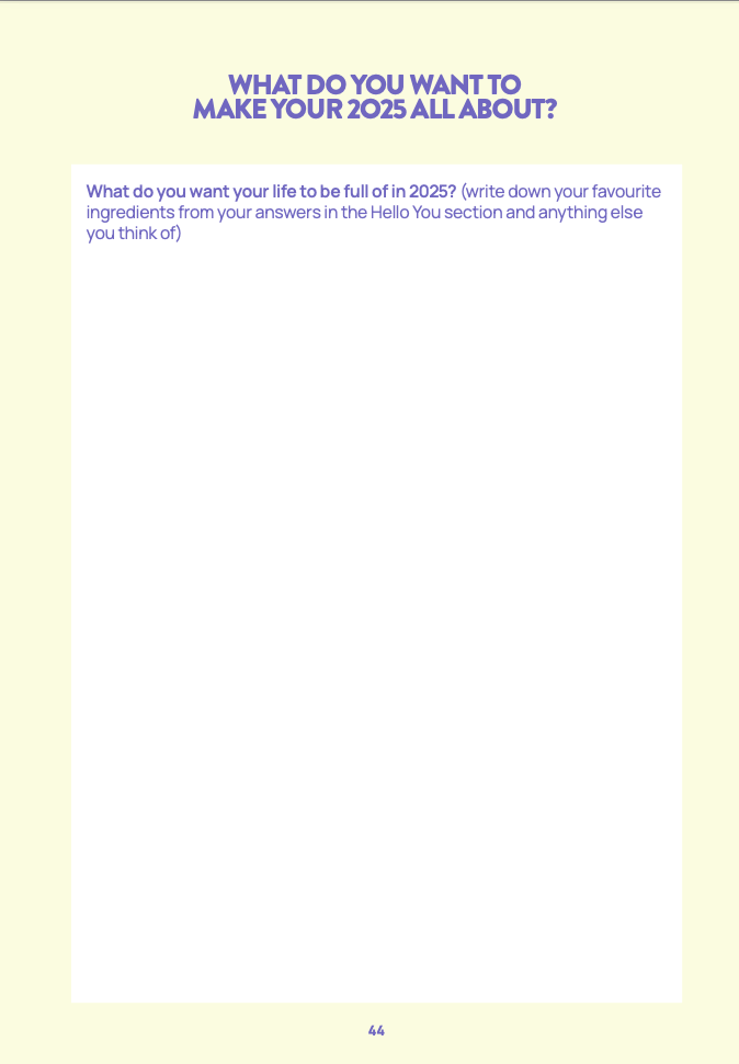 Goodbye 2024, Hello 2025 - digitial fillable PDF