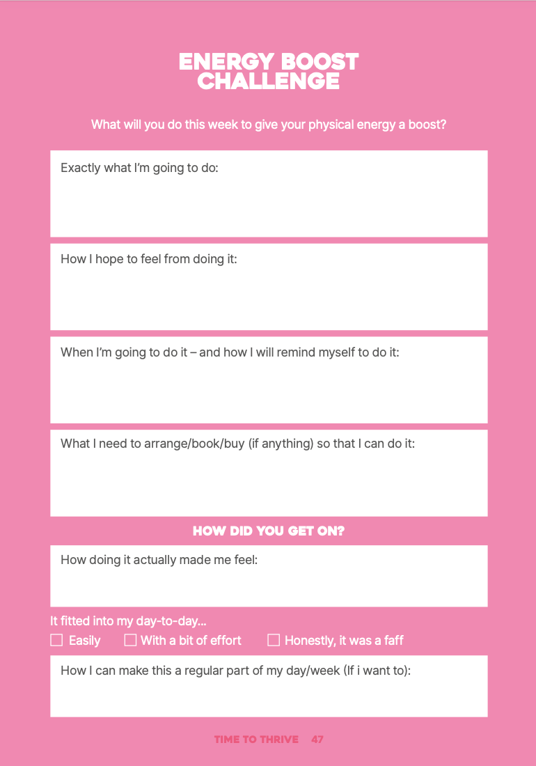 Time to Thrive - digital journal + audio guide